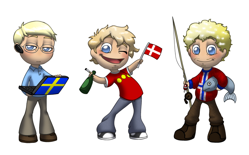Sweden-Denmark-and-Norway